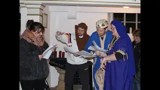 Ev  Regionalgemeinde Straußfurt 2025 Krippenspiel in Obertopfstedt Stern Klar!