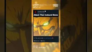 Attack Titan Iceburst Stone #short#aot