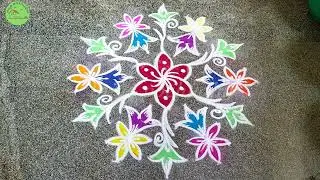 Margazhi Special Kolams - Kolam 28 #iniyapozhudhu #margazhispecial #kolams