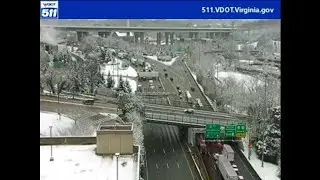 Multiple people hurt after 10-vehicle chain-reaction crash on I-95 in Richmond