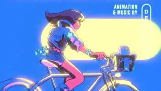 Starfield Rider - Dedouze [ City-pop, retro 80's anime & music, Blender 2.8 greaspencil animation ]