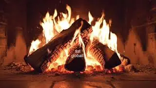 Storm Relaxing sound | Fireplace | nature #relaxing #ai @sstgloball 