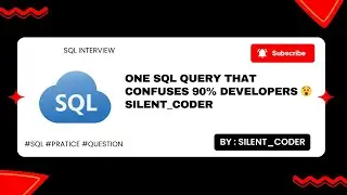 One SQL Query That Confuses 90% Developers 😵 | #Silent_Coder