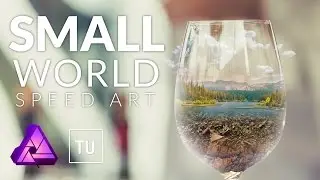 Affinity photo speedart : Small world design by Tutsup&reg;