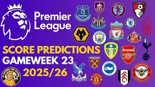 Premier League Gameweek 23 Predictions 2025/26