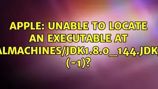 Unable to locate an executable at...