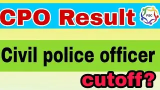 CPO result. Civil police officer result. cutoff. kerala psc. #kpsc #cpo play and study.