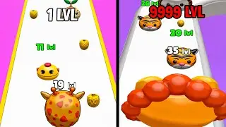 Slime Evolution Run 3D game in MAX LEVEL ⭐ Level Up Slime Run ( Evolution games , PART - 02 )
