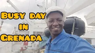 Another busy day on the sea. Cruising through Grenada, Caribbean. Cruise Na Mimi