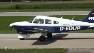 FFH Flight Training Piper PA-28-181 Archer II landing Augsburg airport