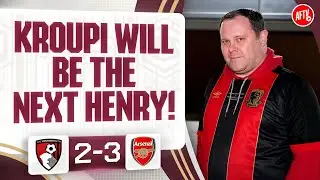 Kroupi Will Be The Next Henry! | Bournemouth 2-3 Arsenal