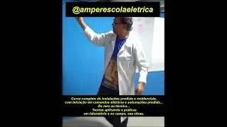 CURSO ELETRICISTA predial COM COMANDO ELETRICO #cursos #eletrica #energiasolar #idr