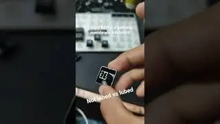 I Lubed a Gaming Membrane Keyboard