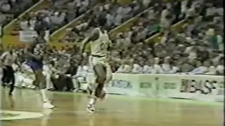 Fine Example of Robert Parish Out-Running Opponent for 2