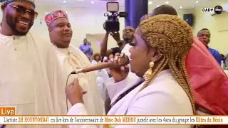 2H HOUNTONDJI en Live lors de l'Anniversaire de Mme Dah MEHOU et les 4 ans des élites du Bénin