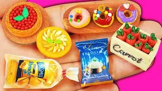 8 Amazing Realistic Miniature Foods : Miniature Donut, Carrot 💕 DIY Miniature Realistic Crafts #17