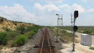 Amtrak Sunset Limited No. 1 Rear View Through Southwest Texas | Feely to Dryden