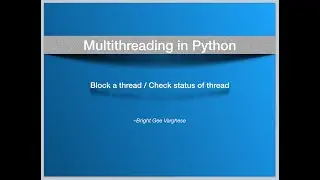 join() and is_alive() in Python