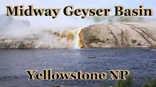 Midway Geyser Basin in Yellowstone National Park