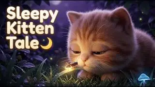 The Kitten Who Followed the Crickets | Gentle Animal Bedtime Story 🌙