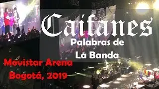 Caifanes: Palabras de la banda - Movistar Arena Bogotá, 2019