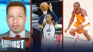 Chris Paul or Russell Westbrook? Broussard on who's a better fit for Lakers | FIRST THINGS FIRST