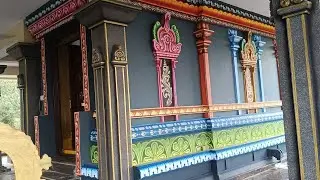 #Temple painting work#temple art work#mandhir art work#gudi colour#art in temple# art in mandhir#