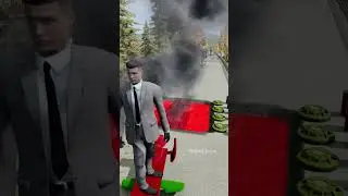 Speakermans Mines & Explosive Barrel Trap Crush &ndash; BeamNG.drive