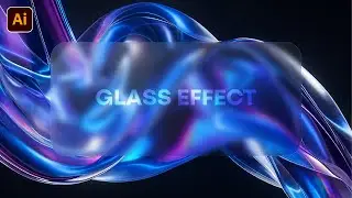 how to create Glass effect in adobe illustrator.