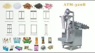 #Autompack ATM 320B Automatic Puffed Rice Popcorn Chips Snack Nitrogen Vertical Packing Machine