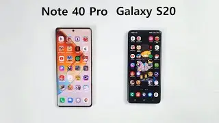 SAMSUNG S20 vs Infinix NOTE 40 Pro - Speed Test!