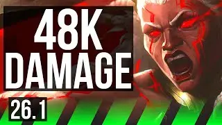 AMBESSA vs ZED (JGL) | First Strike, Good KDA: 25/2/13, 48K damage | EUW Diamond | 26.1