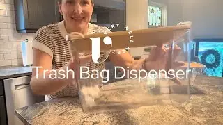 Review: Acrylic & Bamboo Clear Trash Bag Organizer for Laundry & Pantry by Delamu