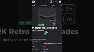 ( Limited UGC Item ) How To Get Y2K Retro Boss Shades ROBLOX ( 2024 ) DeanOfficial YT