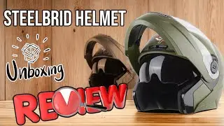 Steelbird SBA-7 7Wings ISI Certified Flip-Up Helmet for Men and Women with Inner Smoke Sun Shield