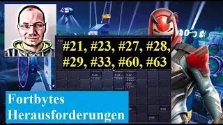 Fortnite Fortbytes: 21, 23, 27, 28, 29, 33, 60, 63 : Metalllama-Geb&auml;ude : Campingplatz:Schildwirbler