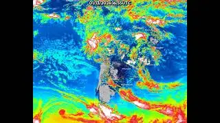 South America 24 Hour Weather | January 13, 2026