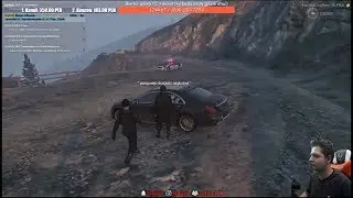 TheNitroZYniak i Taku strzelanina na parkingu głównym GTA RP 1