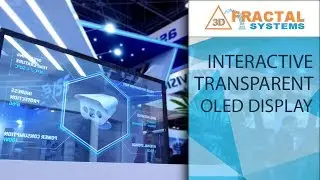 Interactive Transparent OLED Display - Intersec 2018 (Aselsan)