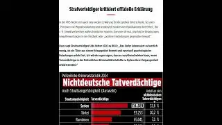 Straftaten nach Herkunftsl&auml;ndern #f&uuml;rdich #foryou #strafrecht #straftat #Muslim #newsupdate