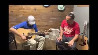 Josh Williams takes a ride on our new Doc Watson Gallagher. 3 time IBMA Guitar player of the year.