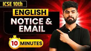 ⚡ ICSE Notice + Email Mastery in 15 Minutes | Score Full Marks! | ICSE Class 10th 2026