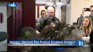 Purdue stabbing suspect's attorney moves for insanity defense
