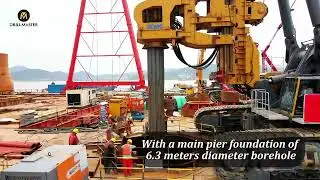Unidrill kelly bar participated in the construction of Xihoumen Highway and Railway Bridge