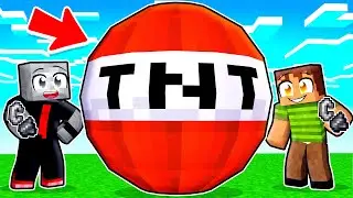 WIR TESTEN ILLEGALES LEVEL 1 - 100 TNT in MINECRAFT