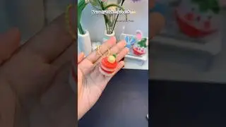 Cake Keychain Tutorial 🍰 || DIY Cake Fuzzywire || DIY Cake Pipecleanart ✨