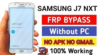 Samsung j7 next frp bypass remove google account | how to remove samsung j7 next frp unlock 2025 new