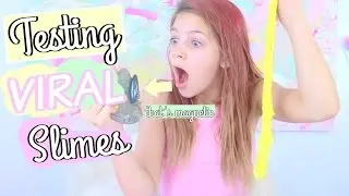 Testing 3 Viral Slimes | Magnetic, NO borax cloud slime & cheap crunchy slime