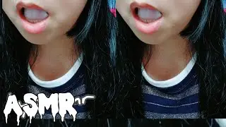 ASMR GUM CHEWING & GUM POPPING MOUTH SOUNDS NO TALKING (KISSES👄)
