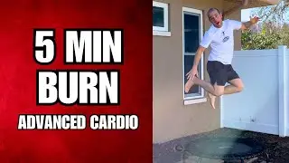 5 Minute Advanced Rebounder Workout | No Breaks, High Intensity Cardio Burn